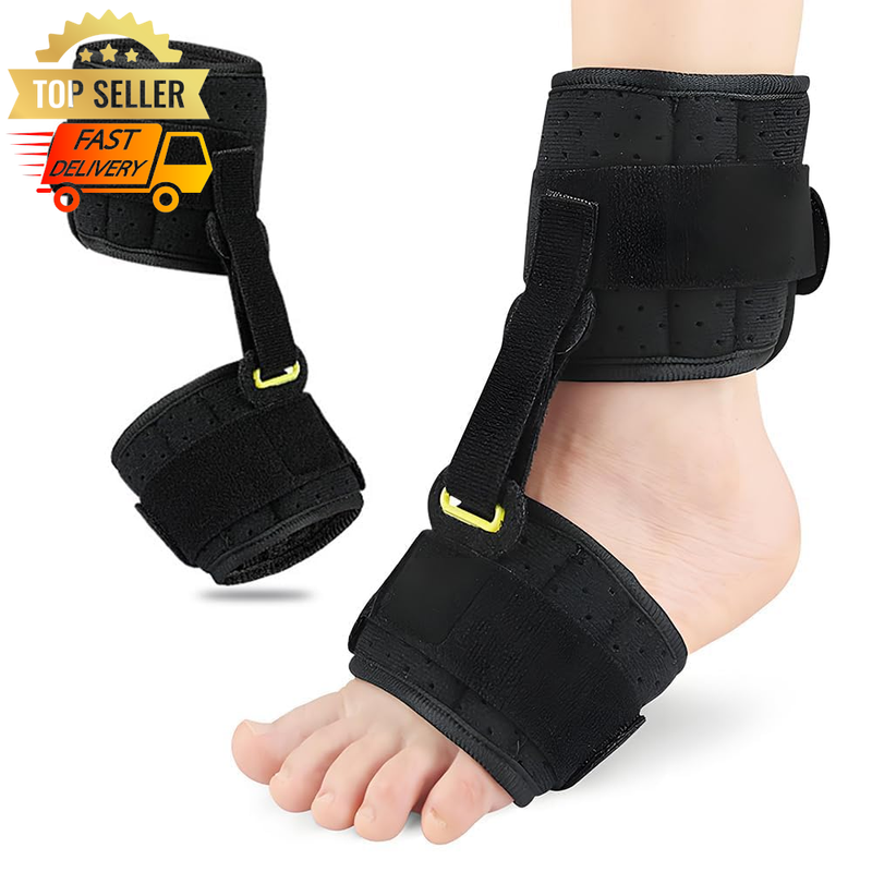 Adjustable AFO Foot Drop Brace Splint - Ankle Support for Men, Women, Kids