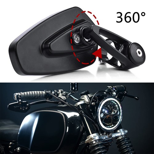 7/8" Motorcycle Bar End Mirrors Black Rear View For 1290 690 390 125 250 790 890