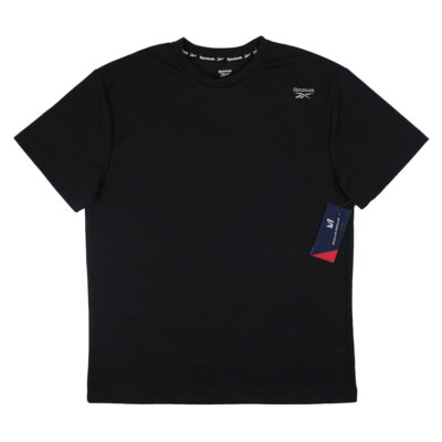 Reebok Men's Vector Poseidon S/S Performance Tee Black Heather REM211TS09002
