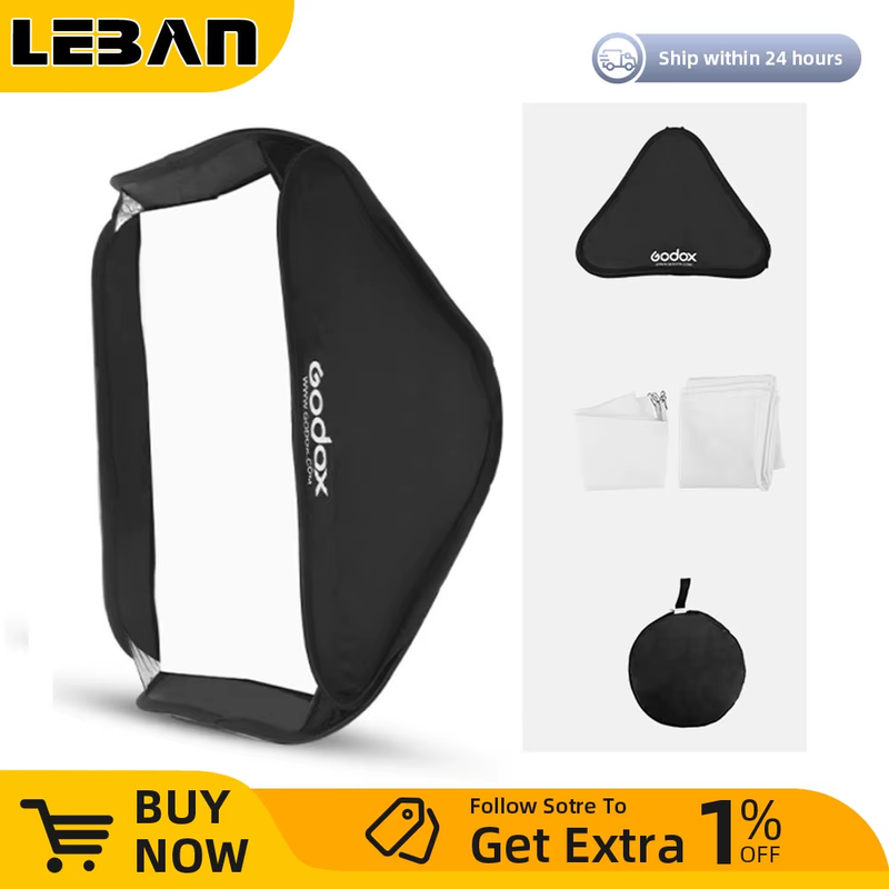40x40cm 50x50cm 60x60cm 80x80cm Foldable SoftBox Speedlite Flash Softbox for S-t