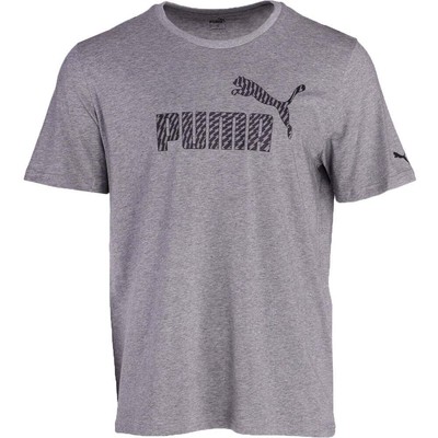 

Puma Warped No.1 Logo Футболка с круглым вырезом и короткими рукавами Мужские повседневные топы размера  848, Grey, Puma Warped No.1 Logo Crew Neck Short Sleeve TShirt