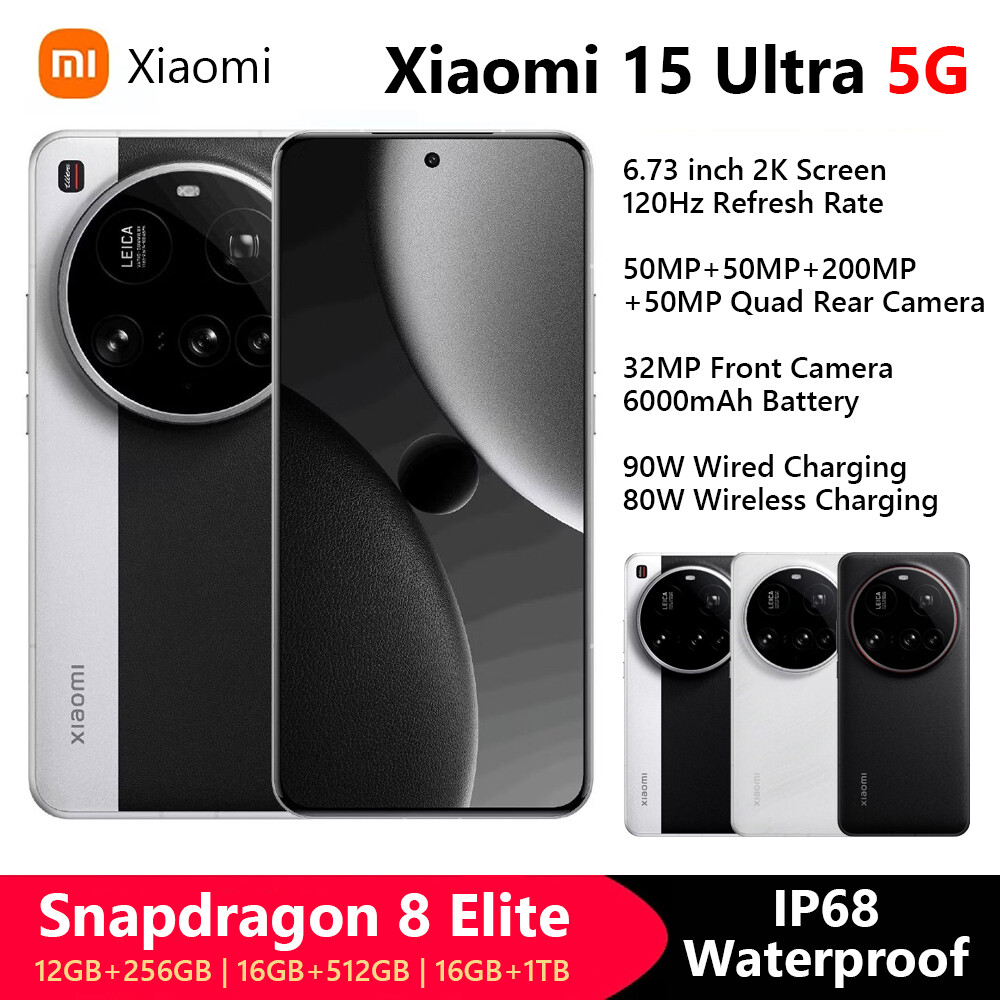 Xiaomi 15 Ultra 5G Snapdragon 8 Elite 6.73 inch 2K Screen 200MP