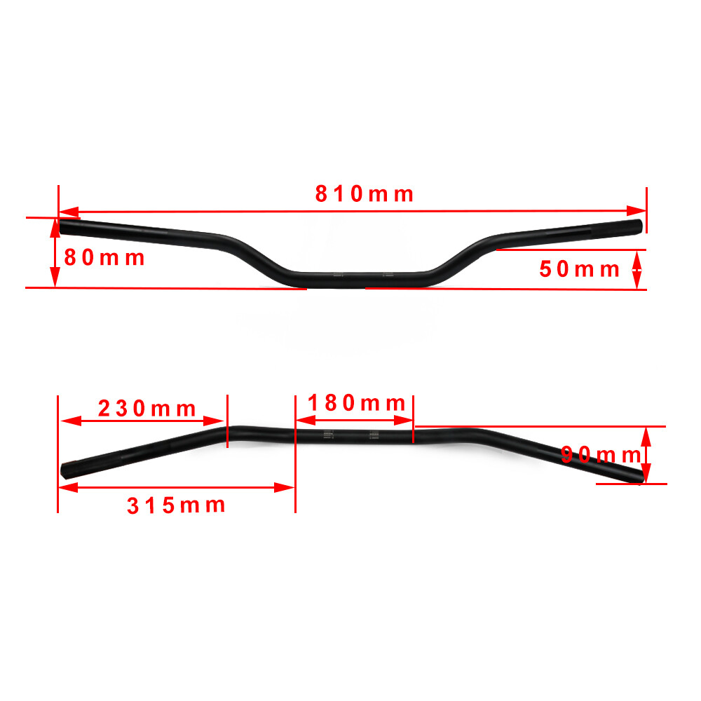 7/8"22MM Motorcycle Handlebar Universal For Dirt Bikes Off Road Enduro MotorBike