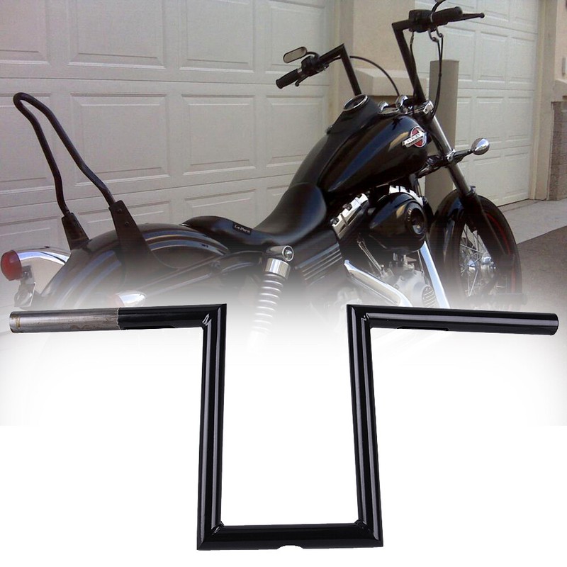 78 Pouces 22mm Guidon De Moto Tracker Poignées Universel Pour Sportster Xl 883 1200 Custom Chopper Softail Noir