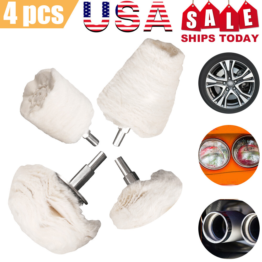 Cotton Metal Aluminum Polishing Wheel Kit for Drill Die Grinder Car Buffing Pads