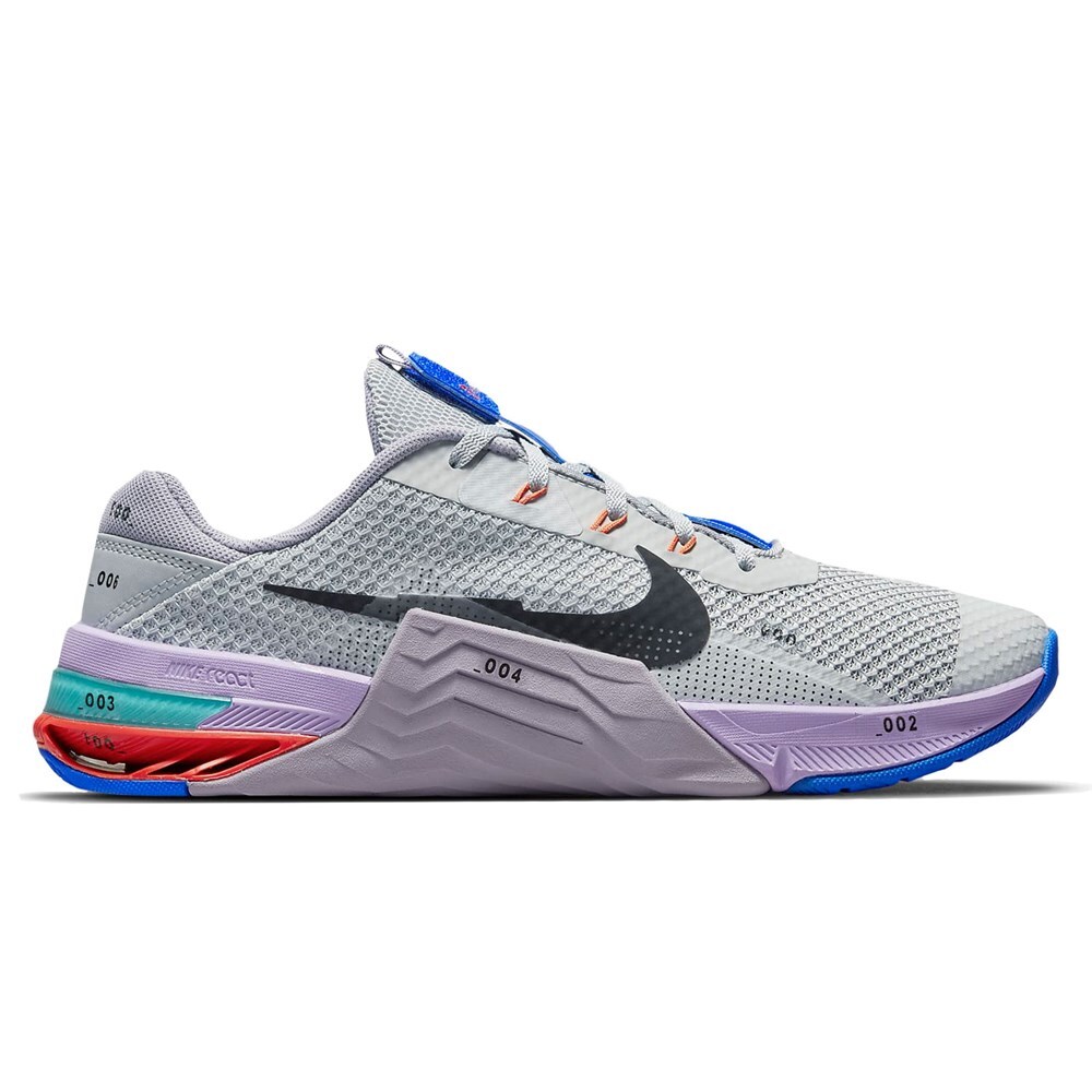 

Мужские кроссовки для кроссфита Nike Metcon 7 Light Smoke Grey Violet Haze CZ8281-005 размер 11,5, Серый, Nike Metcon