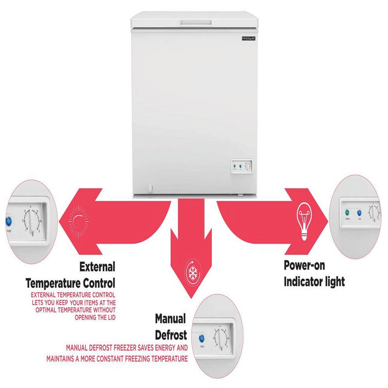 7.0 Cu. Ft. Chest Freezer, Refrigerators &Freezers, Appliances, Chest Freezers