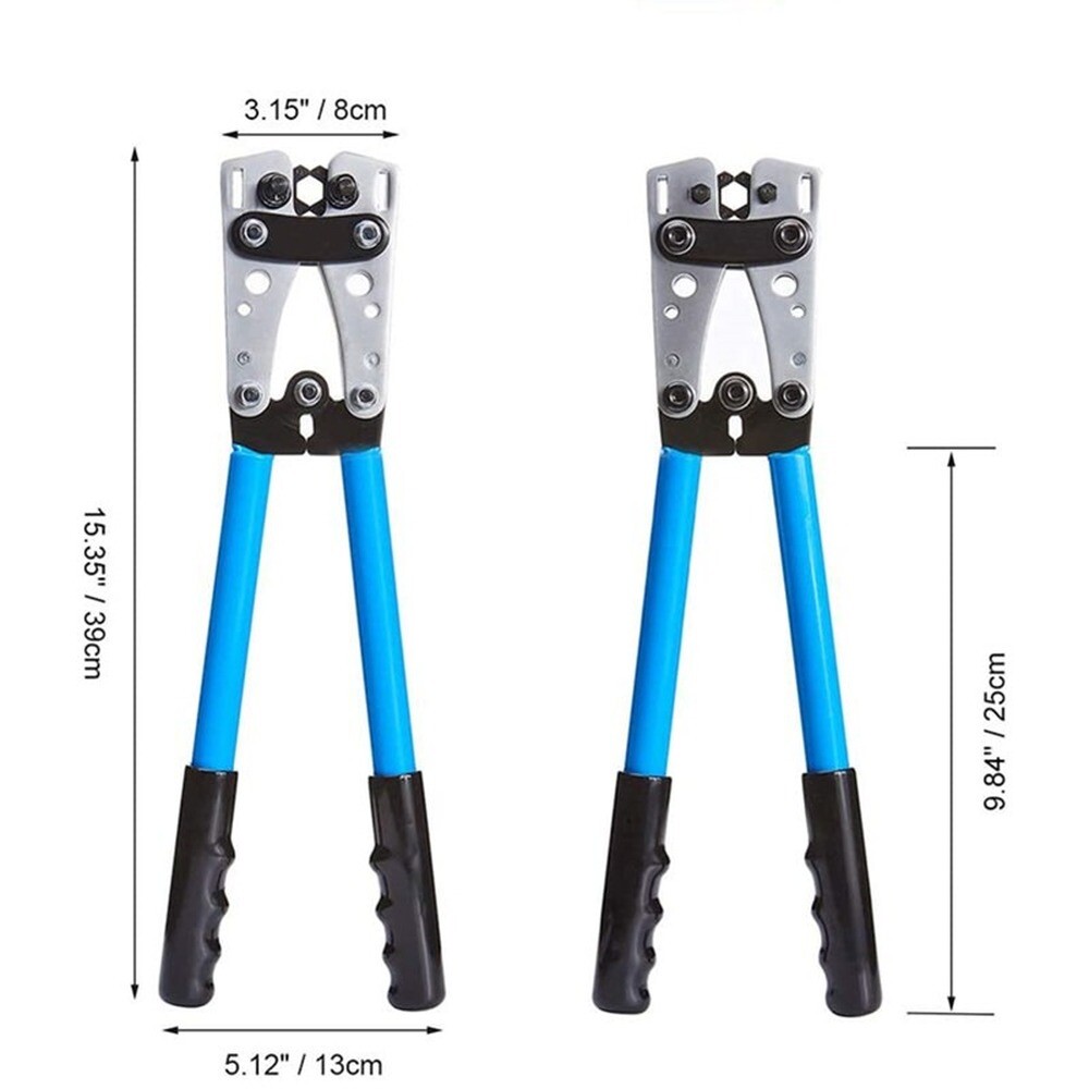 140PCS Cable Lugs Copper Ring Crimp Terminal/Plier Car Battery Wire Connectors