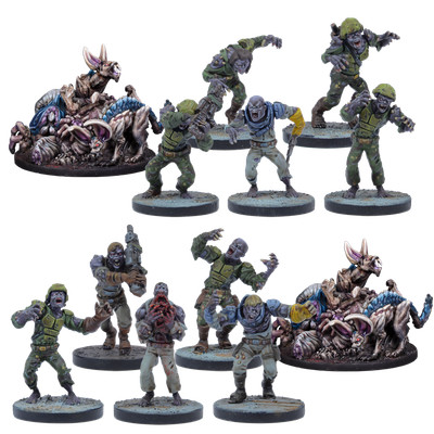 Plague Outbreak Booster Deadzone Firefight Mantic 40k Sci-fi 28mm Miniatures THG