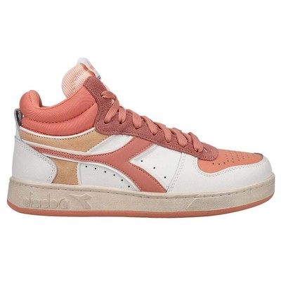 

Женские розовые кроссовки Diadora Magic Basket Demi Icona на шнуровке 17854, Розовый, Diadora Magic Basket Demi Icona Lace Up
