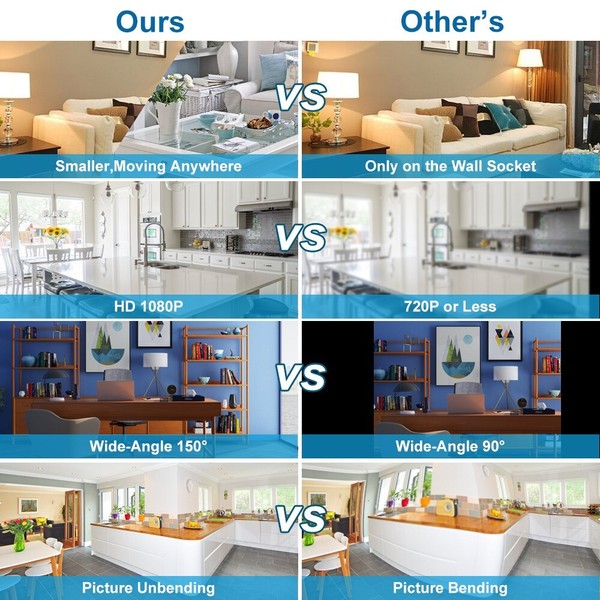 WiFi Small Mini Spy Camera HD Hidden IP Motion Night Vision Nanny Security Cam - Image 24