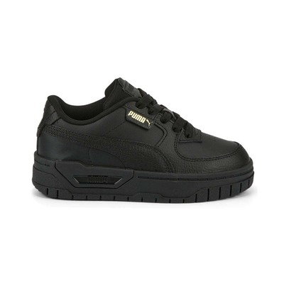 Puma Cali Dream Leather Lace Up Kids Boys Черные кроссовки Повседневная обувь 38567504