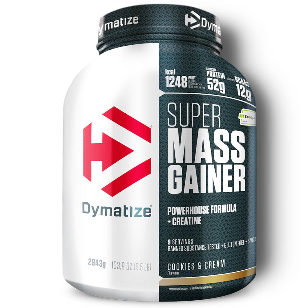 DYMATIZE Weight-Gainer Pulver Super Mass Kohlenhydrate Cookies & Cream 2943 g - Bild 1 von 7