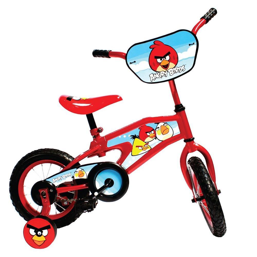 Red 8-in Steel Frame Kid's Bike with 12 in. Wheels and Training Wheels