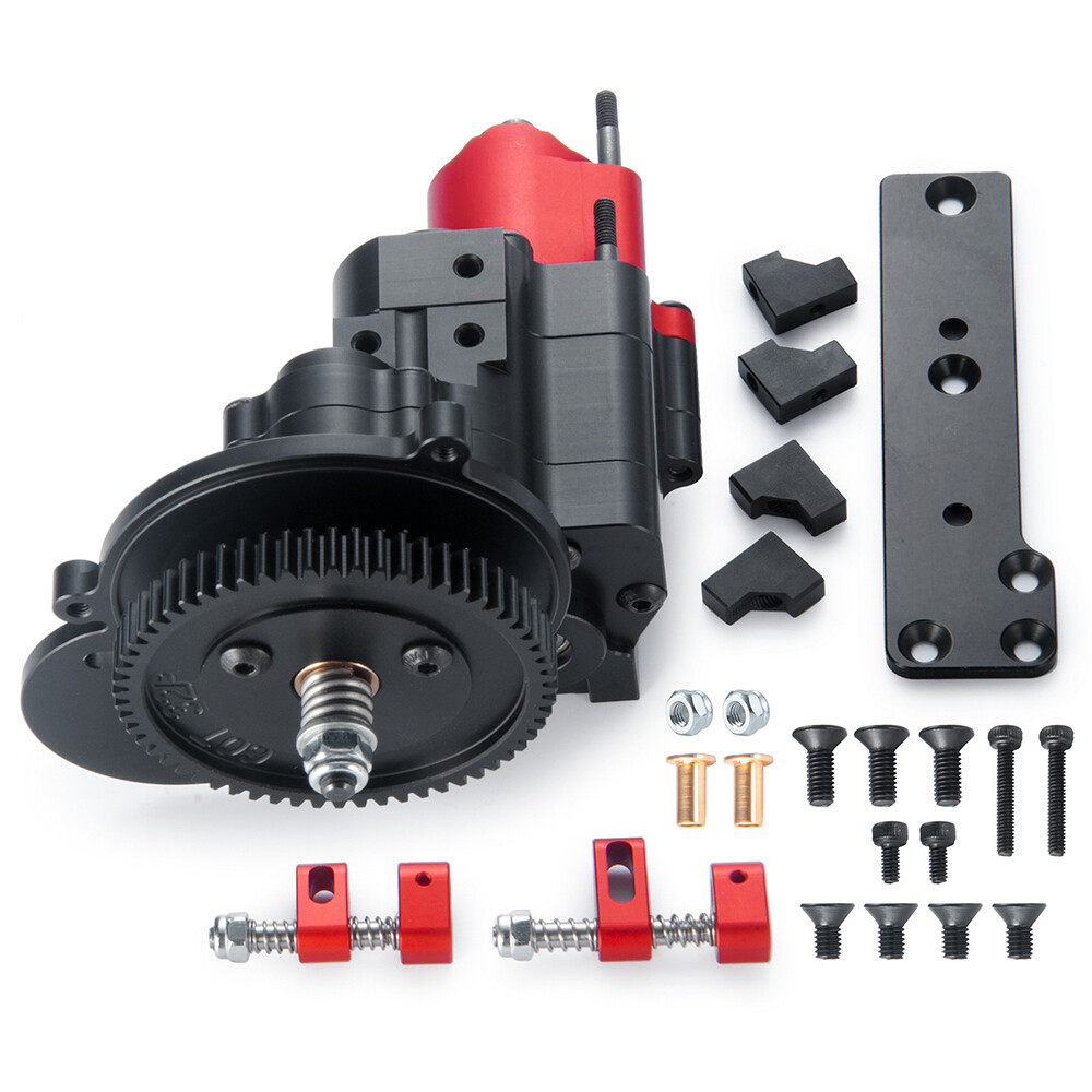 2 Speed & Cutoff Transmission Gearbox Center Case for 1/10 Axial SCX10 RC Car