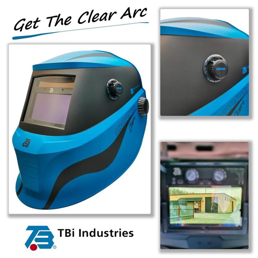 Automatik Schweißhelm TBi ArcVisor Clarc Schweißschirm True-Color DIN 9-13