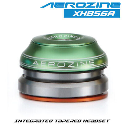 Aerozine XH856A Road CX Gravel Bike Integrated Tapered Headset IS42/47 (Green)