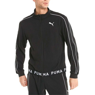 

Puma Train FullZip Jacket Мужская черная повседневная спортивная верхняя одежда 52154401, Черный, Puma Train FullZip Jacket