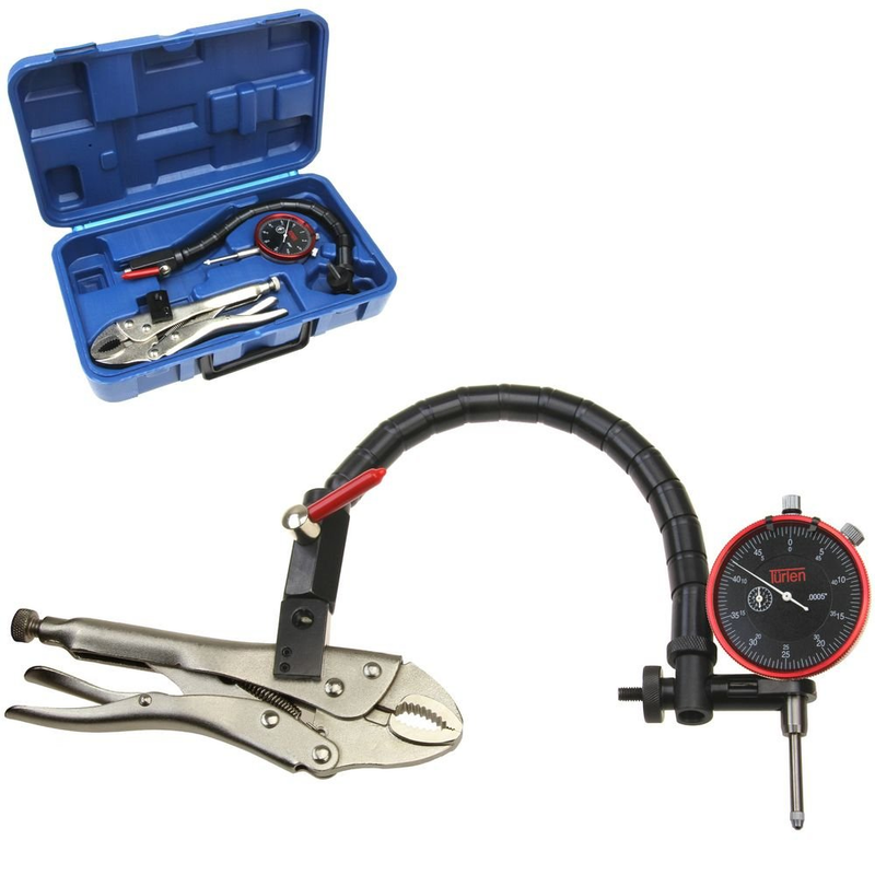 Disc Brake Rotor and Ball Joint Runout Gauge Set Dial Indicator eBay