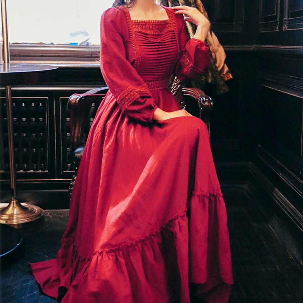 ワンピース FETICO LACE JACQUARD PUFF-SLEEVE DRESS FETICO ドレス fetico LACE JACQUARD PUFF-SLEEVE DRESS FTC242