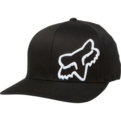 Fox Head Racing ''Flex 45'' FlexFit Hat (черный/белый) Мужская эластичная кепка с изогнутыми краями