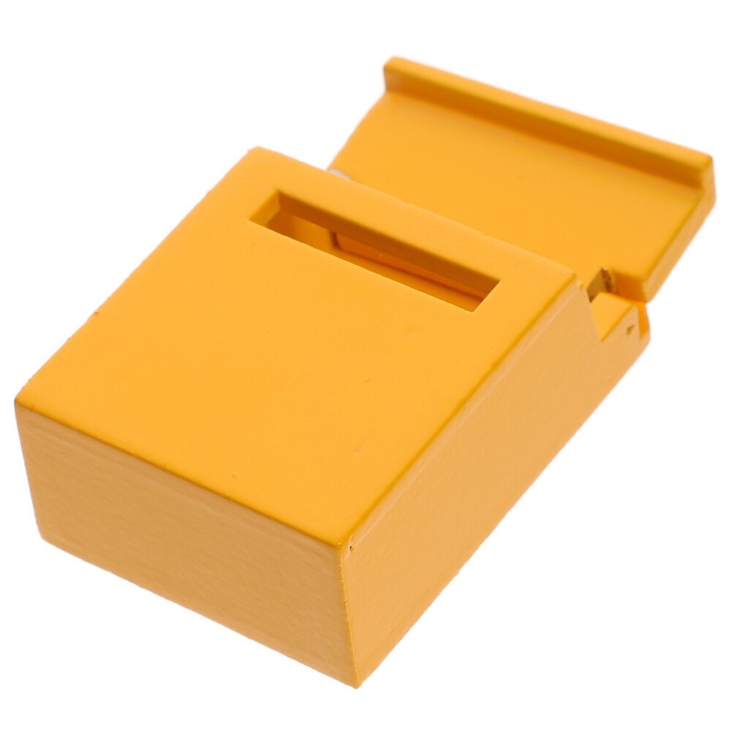 1PC Flip Mailbox Model Miniature Mailbox Wooden Miniature Furniture DIY