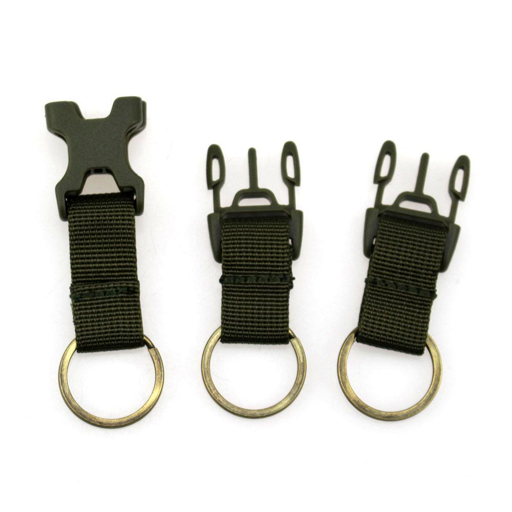 Backpack Belt Buckle Double Key Chain Quick Release Buckle Keyring eBay