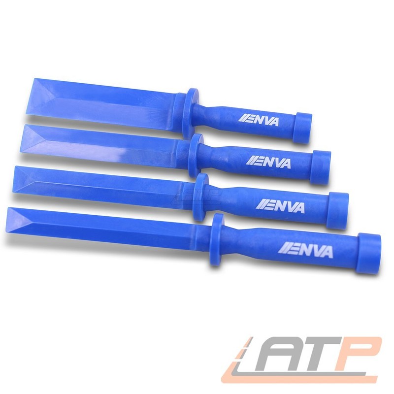 Enva Kunststoff-Schaber-Satz 19/22/25/38 Mm 4-Tlg. Klebereste Dichtungsschaber