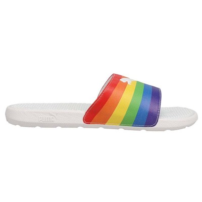 

Белые повседневные сандалии Puma Cool Cat Rainbow Ii Slide Youth Girls 382809-01, Белый, Puma Cool Cat Rainbow Ii Slide Youth