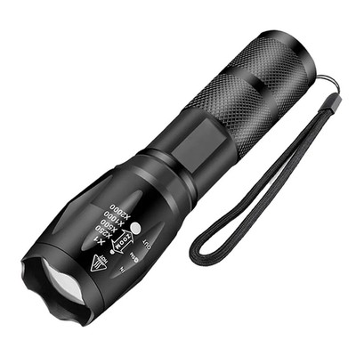 High Power Led Flashlights Camping Torch 5 Lighting Modes Aluminum Alloy Zoomabl