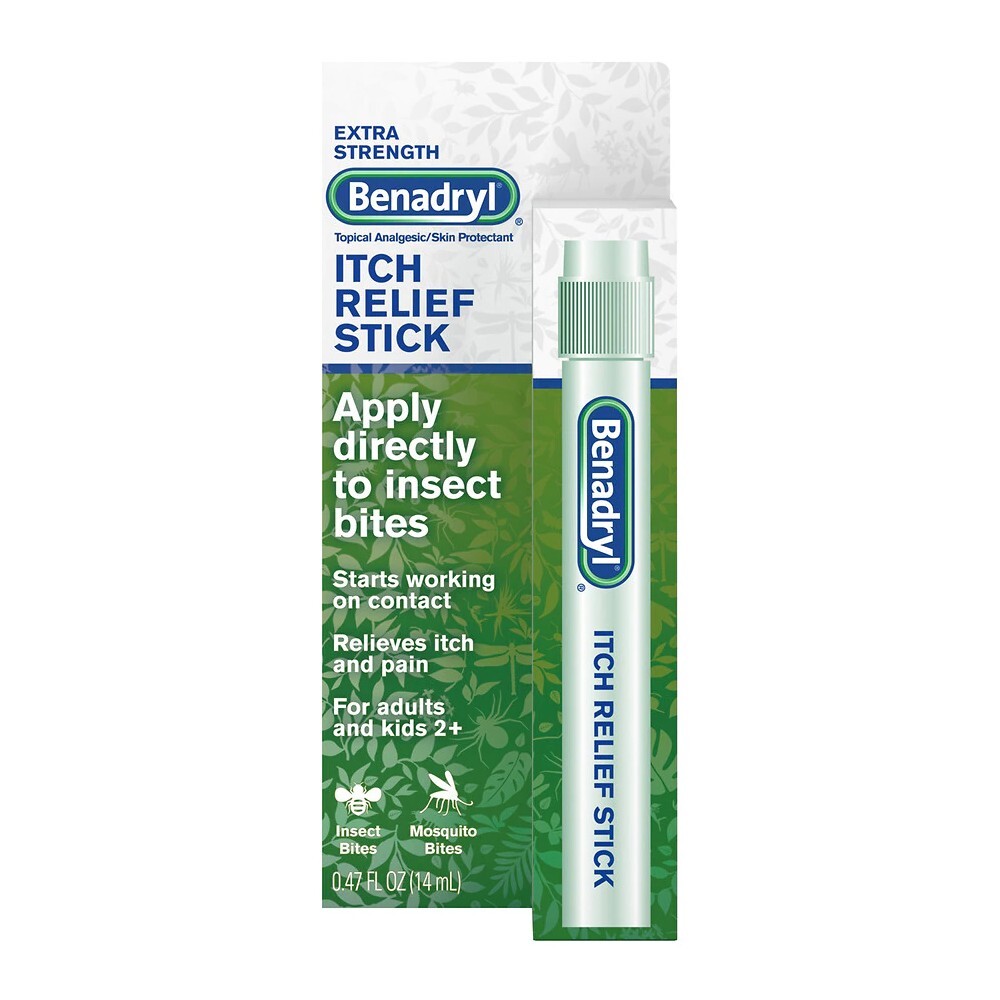 Стик для снятия зуда Benadryl Extra Strength - 0,47 жидких унций