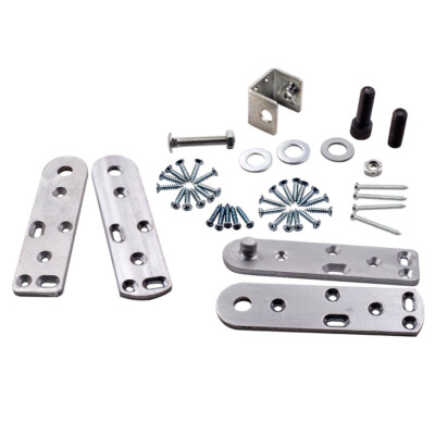 Silver Pivot Hinge Kit For Hidden Bookcase Door Secret Door