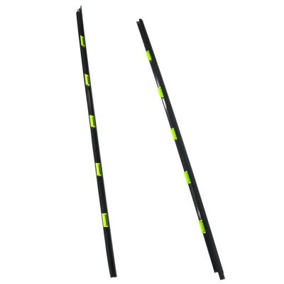 2Pcs Door Window Weather Belt Molding Trim Pair Fit for 1996-2000 Honda Civic EK