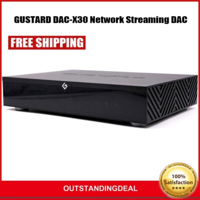 GUSTARD DAC-X30 DAC Audio Decoder with Four ES9039SPRO Chips & Fuse (Black)