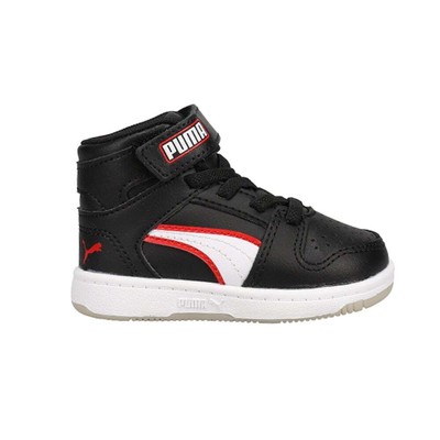 Черные кроссовки Puma Rebound Mid Strap Alumni Infant Boys Повседневная обувь 386328-01