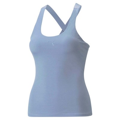 

Puma Flawless Built In Спортивная майка с круглым вырезом Женская синяя 52337818, Синий