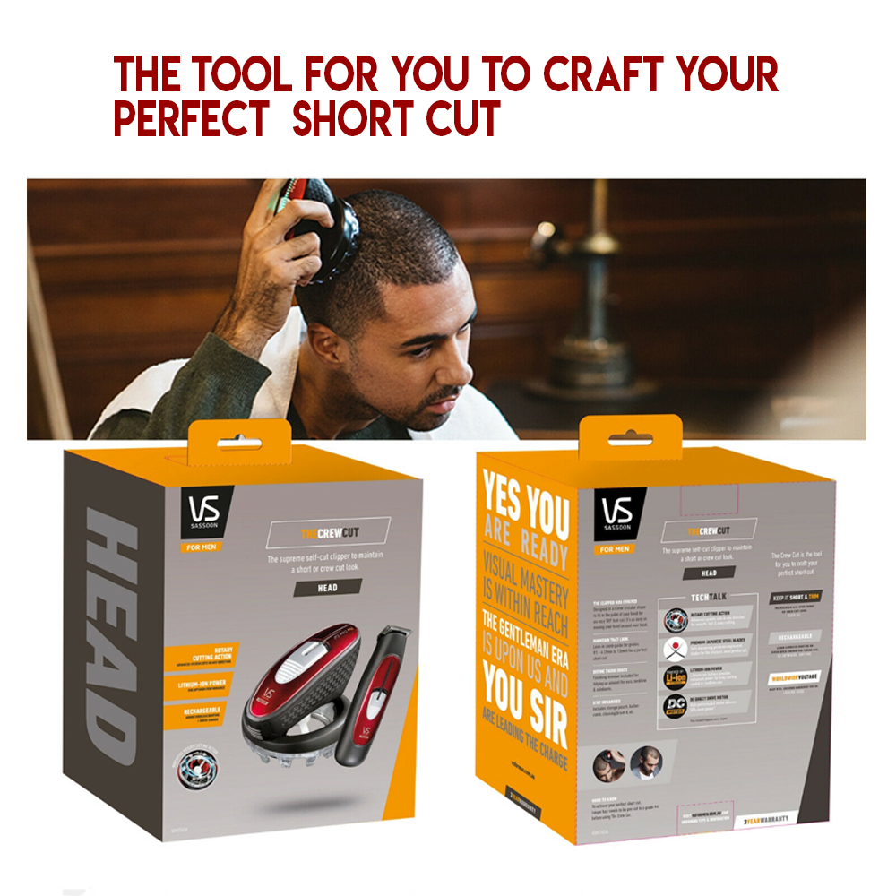Mens Hair Clippers Trimmer Crew Cut Hair Home Cutting