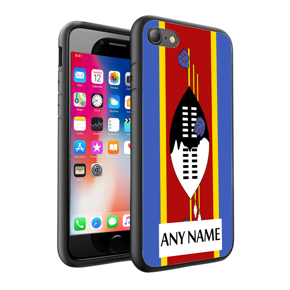 Personalisiert Name Eswatini Flagge Bedruckt