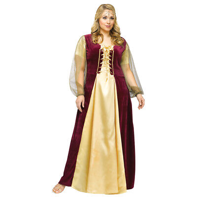 Womens Classic Juliet Capulet Theatre Plus Size Costume