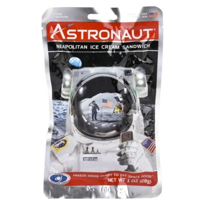 Astronaut Freeze-Dried Foods and Ice Cream Ready To Each Space Food (1 Serving)