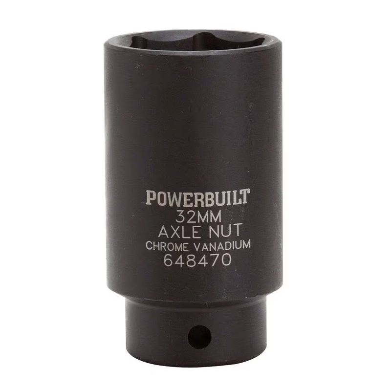 1/2 In. Dive 30 Mm 6-Point Axle Nut Socket