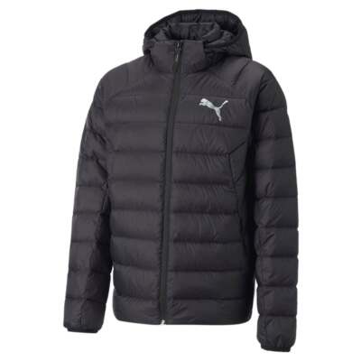 

Puma Packlite Down Full Zip Jacket Youth Boys Size  Повседневная спортивная верхняя одежда, Черный, Puma Packlite Down Full Zip Jacket Youth