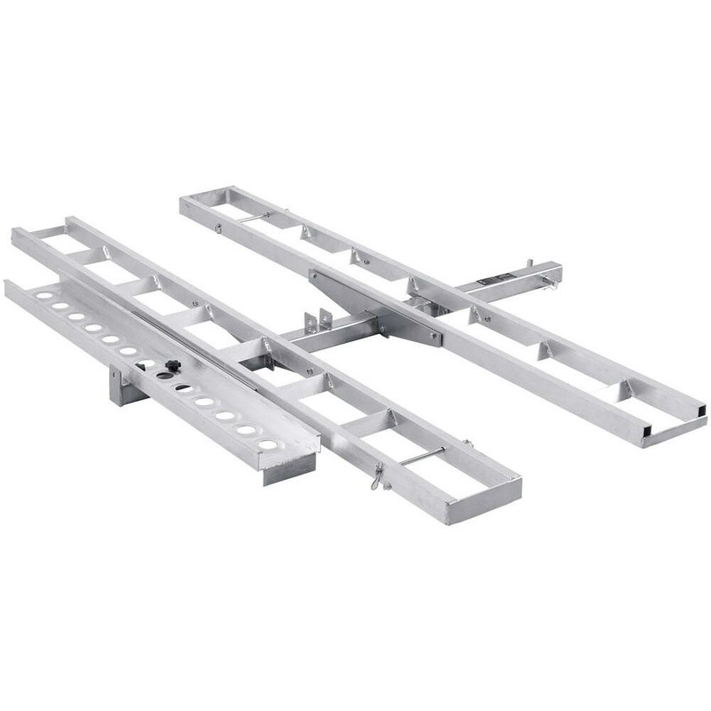 Aluminum Motorcycle Carrier Scooter Dirt Bike Hitch Mount600LBS Rack Ramp Hauler