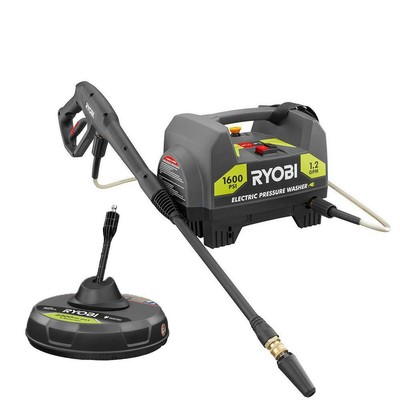 Ryobi Electric Pressure Washer 1600 PSI 1.2 GPM 12 Inch Surf