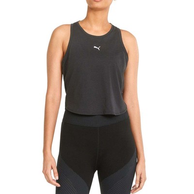 

Майка Puma TriBlend Crew Neck Training Женская черная повседневная спортивная 522611-0, Черный