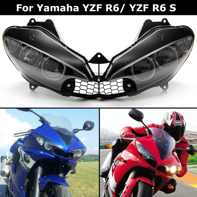 ヘッドライトステー ヤマハ YZF R6 2003-2005 用 オートバイ用フロントヘッドライトアッパーフェアリングステーブラケッ  CYDDXD(けん) YZF R6 YZF-R6 2003-2005 YZF R6S 2006-2009用オートバイフロントアッパー スズキ  GSXR600 GSXR750 2006 2007 オートバイ用 アッパー ... ヘッドライト ブラケット 作業灯 ブラケット ヘッドライトブラケット オートバイアッパーステーフェアリング ヤマハ YZF-R1 R