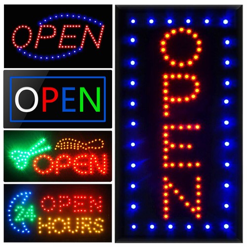 LED　open　Sign Amazon.com : LED Open Sign 19x10 : Business And Store Signs