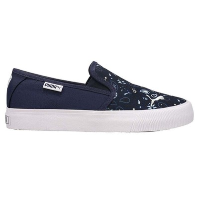 

Puma Bari Bandana Slip On Womens Size 5.5 M Кроссовки Повседневная обувь 382985-01, Синий, Puma Bari Bandana Slip On