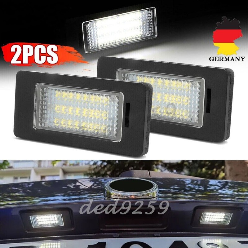 E8 Led Kennzeichenbeleuchtung Canbus FÃ¼R Bmw 3er 5er E39 E60 E61 E90 E91 E92 E93