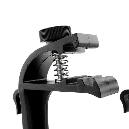 1 Pair Stable Drum Mic Clips 180° Swivel Microphone Holder Clamps for